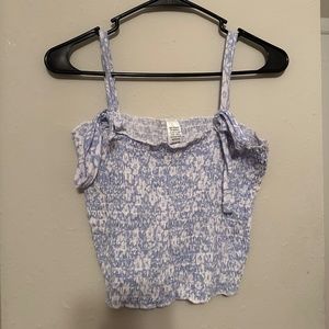 Blue Floral Tank